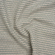 Recycled Polyester and Cotton Basketweave Dobby - Seafoam Little Squares - British Imported