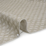Polyester Boucle Home Decor Jacquard - Dove Plus Signs - British Imported
