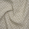 Polyester Boucle Home Decor Jacquard - Dove Plus Signs - British Imported