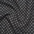 Polyester Boucle Home Decor Jacquard - Ink Plus Signs - British Imported