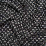 Polyester Boucle Home Decor Jacquard - Ink Plus Signs - British Imported