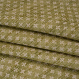 Polyester Boucle Home Decor Jacquard - Leaf Plus Signs - British Imported