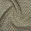 Polyester Boucle Home Decor Jacquard - Sage Plus Signs - British Imported