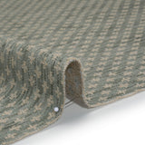 Polyester Boucle Home Decor Jacquard - Seafoam Plus Signs - British Imported