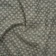 Polyester Boucle Home Decor Jacquard - Seafoam Plus Signs - British Imported