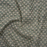 Polyester Boucle Home Decor Jacquard - Seafoam Plus Signs - British Imported