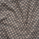 Polyester Boucle Home Decor Jacquard - Slate Plus Signs - British Imported
