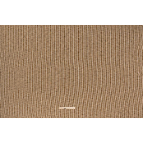 Polyester Boucle Woven - Caramel Stripes - British Imported