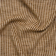 Polyester Boucle Woven - Caramel Stripes - British Imported