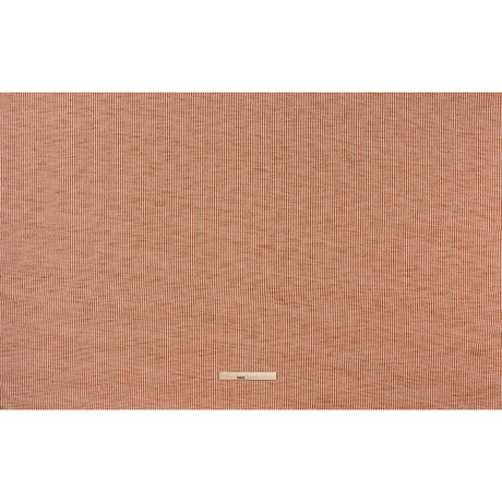 Polyester Boucle Woven - Coral Stripes - British Imported
