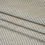 Polyester Boucle Woven - Dove Stripes - British Imported