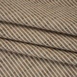 Polyester Boucle Woven - Fawn Stripes - British Imported