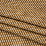 Polyester Boucle Woven - Honey Stripes - British Imported