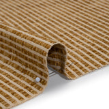 Polyester Boucle Woven - Honey Stripes - British Imported