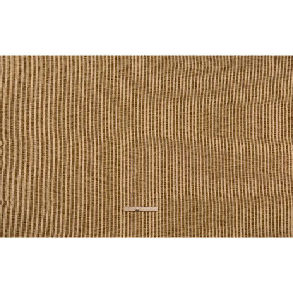 Polyester Boucle Woven - Honey Stripes - British Imported