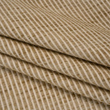 Polyester Boucle Woven - Jute Stripes - British Imported