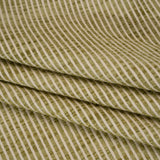 Polyester Boucle Woven - Leaf Stripes - British Imported