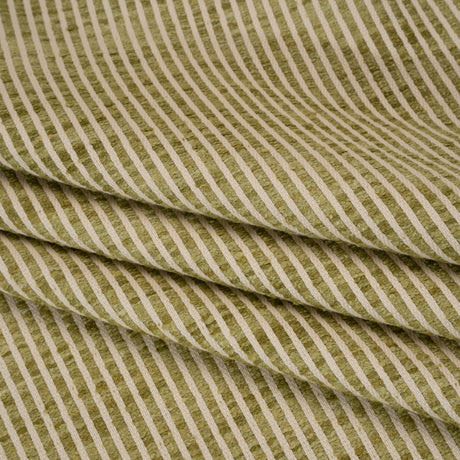 Polyester Boucle Woven - Leaf Stripes - British Imported