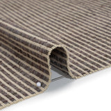 Polyester Boucle Woven - Slate Stripes - British Imported