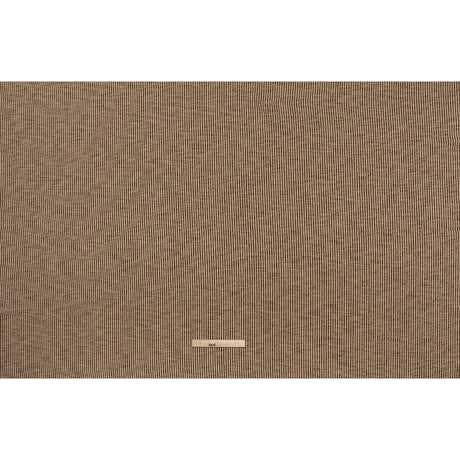 Polyester Boucle Woven - Walnut Stripes - British Imported