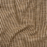 Polyester Boucle Woven - Walnut Stripes - British Imported