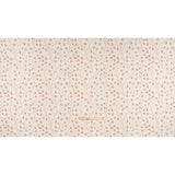 Brushed Cotton and Linen Canvas - Blush Pink Clover Leaf Vines - British Imported
