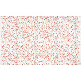 Embroidered Polyester and Cotton Woven - Raspberry Budding Plants - British Imported
