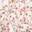 Embroidered Polyester and Cotton Woven - Raspberry Budding Plants - British Imported