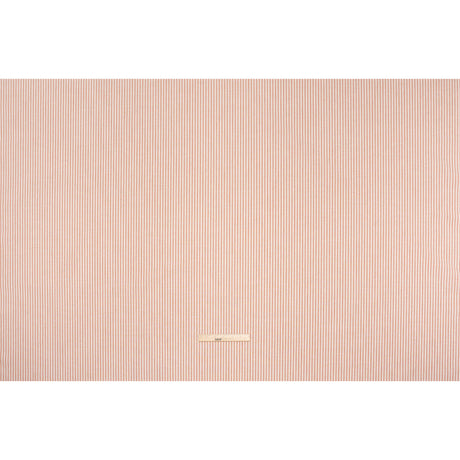 Recycled Polyester Blend Woven - Blush Pink Candy Stripes - British Imported