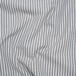 Recycled Polyester Blend Woven - Navy Candy Stripes - British Imported