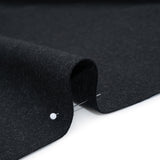 Brushed Cotton and Linen Woven - Carbon - British Imported