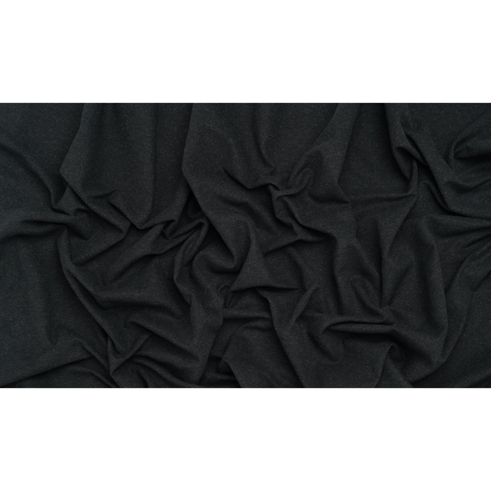 Brushed Cotton and Linen Woven - Carbon - British Imported