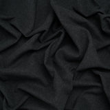 Brushed Cotton and Linen Woven - Carbon - British Imported