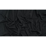 Double Wide Brushed Cotton and Linen Woven - Carbon - British Imported