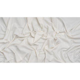 Double Wide Brushed Cotton and Linen Woven - Chalk - British Imported
