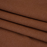 Brushed Cotton and Linen Woven - Cinnamon - British Imported