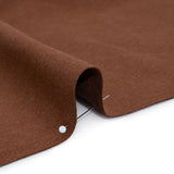 Double Wide Brushed Cotton and Linen Woven - Cinnamon - British Imported