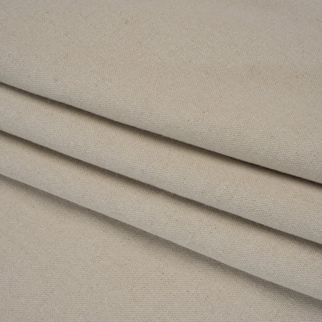 Double Wide Brushed Cotton and Linen Woven - Dove - British Imported