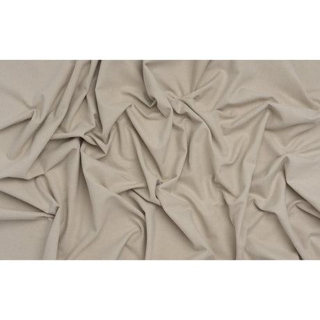Double Wide Brushed Cotton and Linen Woven - Dove - British Imported