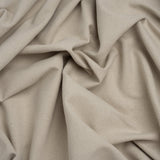 Double Wide Brushed Cotton and Linen Woven - Dove - British Imported