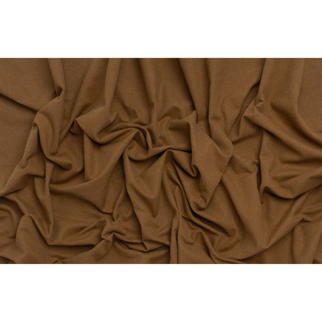 Brushed Cotton and Linen Woven - Hazelnut - British Imported