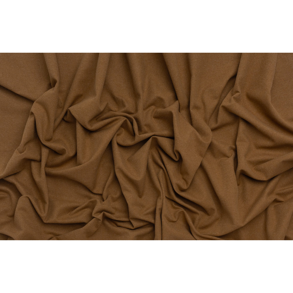 Double Wide Brushed Cotton and Linen Woven - Hazelnut - British Imported