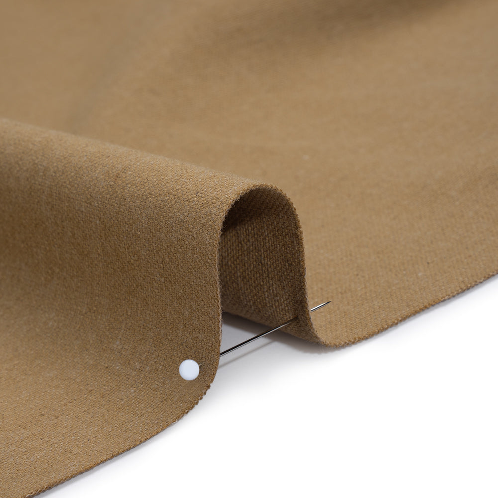 Double Wide Brushed Cotton and Linen Woven - Hessian - British Imported