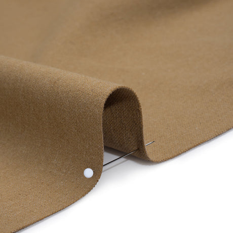 Double Wide Brushed Cotton and Linen Woven - Hessian - British Imported