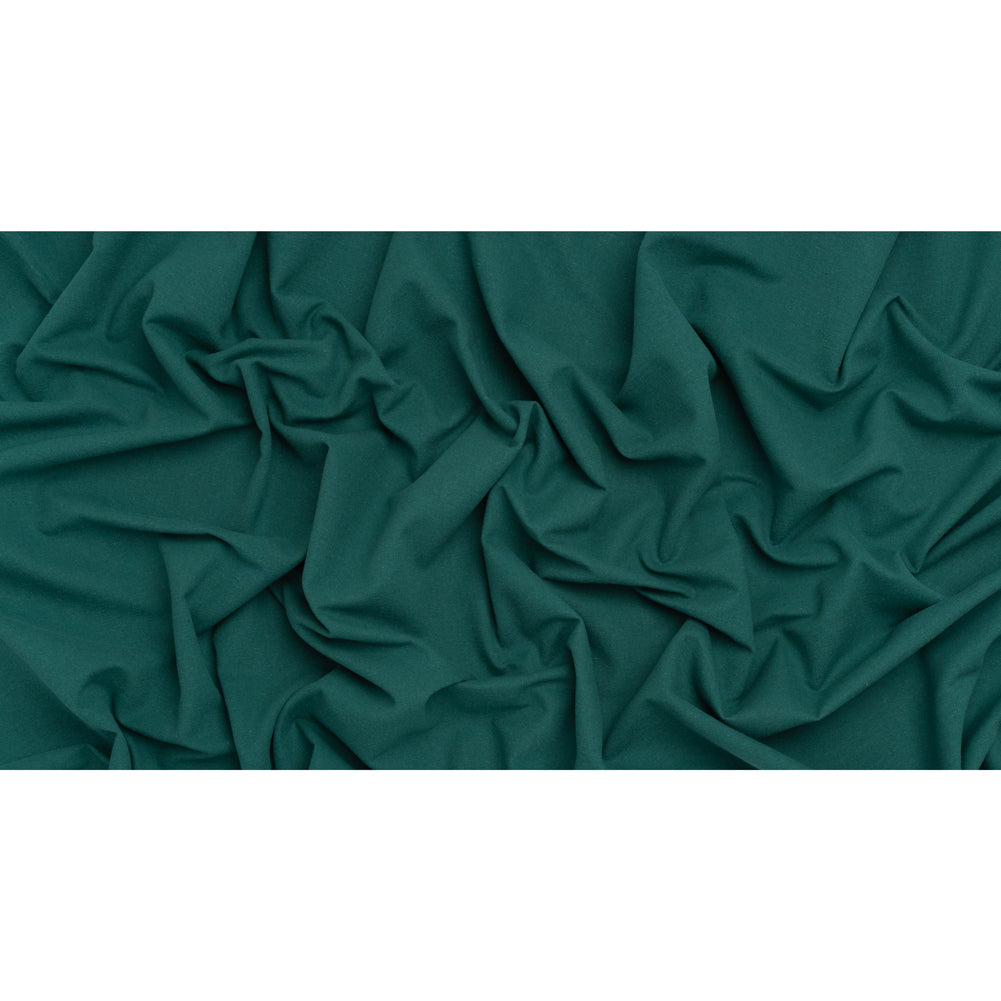 Brushed Cotton and Linen Woven - Kingfisher - British Imported