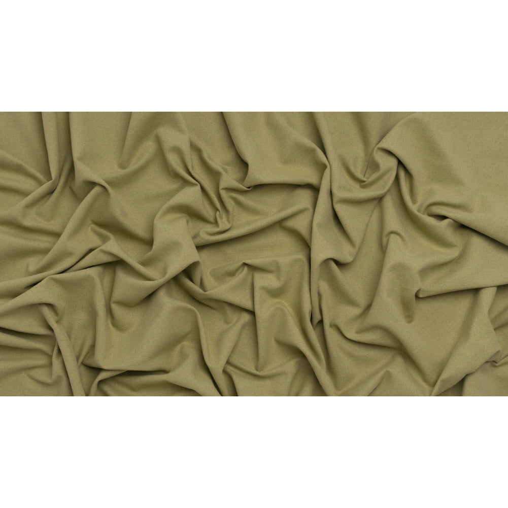 Double Wide Brushed Cotton and Linen Woven - Leaf - British Imported
