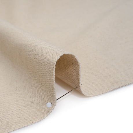 Brushed Cotton and Linen Woven - Linen - British Imported