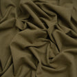 Brushed Cotton and Linen Woven - Moss - British Imported