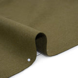 Double Wide Brushed Cotton and Linen Woven - Moss - British Imported