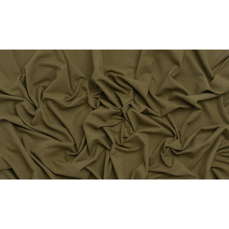 Double Wide Brushed Cotton and Linen Woven - Moss - British Imported